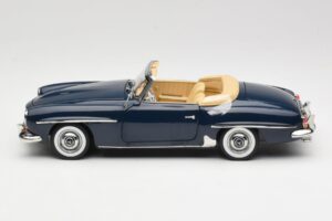 Mercedes 190 SL W121 Middle Blue Norev 1:18 183403 Druckguss — Bild 4 von 8