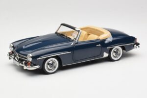 Mercedes 190 SL W121 Middle Blue Norev 1:18 183403 Druckguss