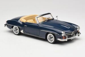 Mercedes 190 SL W121 Middle Blue Norev 1:18 183403 Druckguss — Bild 6 von 8