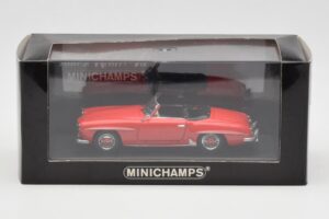 Mercedes 190 SL W121 Rot Minichamps 1:43 940033131 Druckguss — Bild 4 von 4