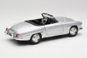 Mercedes 190 SL W121 Silber Grau Minichamps 1:18 100037031 Druckguss — Bild 3 von 8