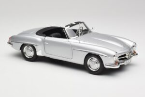 Mercedes 190 SL W121 Silber Grau Minichamps 1:18 100037031 Druckguss — Bild 6 von 8
