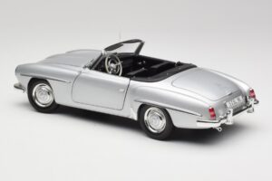 Mercedes 190 SL W121 Silber Grau Minichamps 1:18 100037031 Druckguss — Bild 7 von 8
