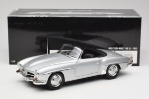 Mercedes 190 SL W121 Silber Grau Minichamps 1:18 100037031 Druckguss — Bild 8 von 8