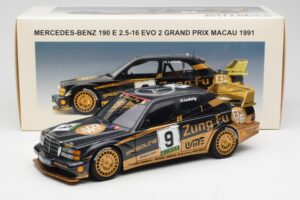Mercedes 190E 2.5-16 Evo II #9 K. Ludwig Macau GP 3rd Place 1991 AUTOart 1:18 89135 Druckguss — Bild 8 von 8