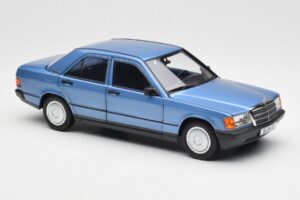 Mercedes 190E W201 Diamond Blau Händler Edition Norev 1:18 B66040661 Druckguss — Bild 6 von 8