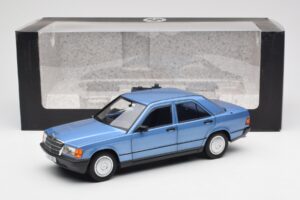 Mercedes 190E W201 Diamond Blau Händler Edition Norev 1:18 B66040661 Druckguss — Bild 8 von 8