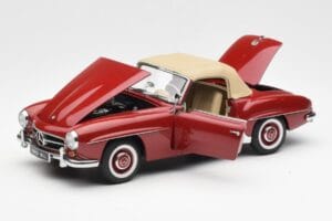 Mercedes 190SL W198 Rot AUTOart 1:18 76116 Druckguss — Bild 2 von 8