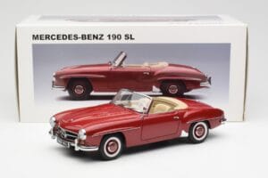 Mercedes 190SL W198 Rot AUTOart 1:18 76116 Druckguss — Bild 8 von 8