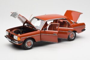 Mercedes 200 W123 English Rot Händler Edition Norev 1:18 B66040653 Druckguss — Bild 2 von 8