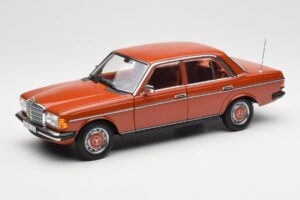 Mercedes 200 W123 English Rot Händler Edition Norev 1:18 B66040653 Druckguss