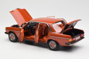 Mercedes 200 W123 English Rot Händler Edition Norev 1:18 B66040653 Druckguss — Bild 5 von 8