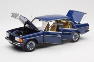 Mercedes 200 W123 Surf Blau Norev 1:18 183710 Druckguss — Bild 2 von 8