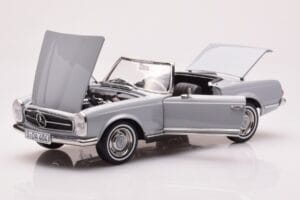 Mercedes 230 SL W113 Pagoda Grau Norev 1:18 183990 Druckguss — Bild 2 von 8