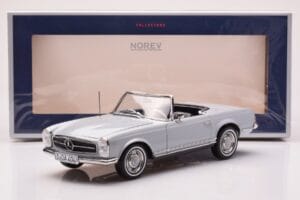 Mercedes 230 SL W113 Pagoda Grau Norev 1:18 183990 Druckguss — Bild 8 von 8
