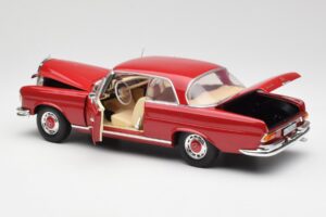Mercedes 280 SE W108 Rot Norev 1:18 193527 Druckguss — Bild 5 von 8