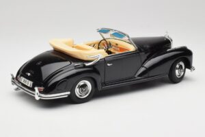 Mercedes 300 S W188 Cabriolet Schwarz Tchibo 1:18 36782 Druckguss — Bild 3 von 8