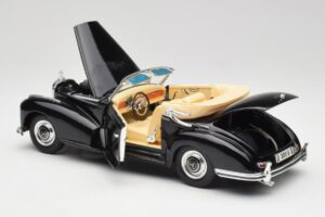 Mercedes 300 S W188 Cabriolet Schwarz Tchibo 1:18 36782 Druckguss — Bild 5 von 8