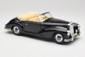 Mercedes 300 S W188 Cabriolet Schwarz Tchibo 1:18 36782 Druckguss — Bild 6 von 8