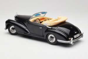Mercedes 300 S W188 Cabriolet Schwarz Tchibo 1:18 36782 Druckguss — Bild 7 von 8