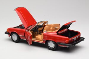 Mercedes 300 SL R107 Rot Norev 1:18 B66040623 Druckguss — Bild 5 von 8