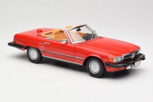 Mercedes 300 SL R107 Rot Norev 1:18 B66040623 Druckguss — Bild 6 von 8
