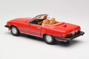 Mercedes 300 SL R107 Rot Norev 1:18 B66040623 Druckguss — Bild 7 von 8