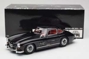 Mercedes 300 SL W198 Schwarz Minichamps 1:18 180039004 Druckguss — Bild 8 von 8