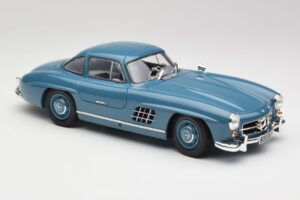 Mercedes 300 SL W198 Hellblau Minichamps 1:18 180039007 Druckguss — Bild 6 von 8