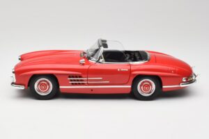 Mercedes 300 SL W198 Roadster Rot Mit Hardtop Minichamps 1:18 180039041 Druckguss — Bild 4 von 8