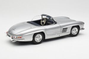 Mercedes 300 SL W198 Roadster Silver Metallic Minichamps 1:18 180039030 Druckguss — Bild 3 von 8