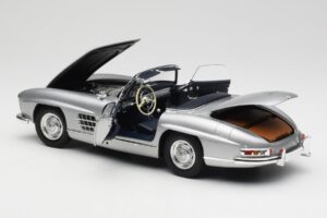 Mercedes 300 SL W198 Roadster Silver Metallic Minichamps 1:18 180039030 Druckguss — Bild 5 von 8