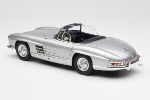 Mercedes 300 SL W198 Roadster Silver Metallic Minichamps 1:18 180039030 Druckguss — Bild 7 von 8