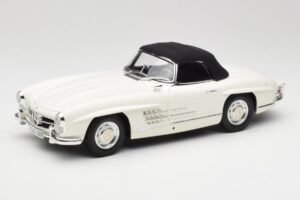 Mercedes 300 SL W198 Roadster Weiß Mit Softtop Minichamps 1:18 180039034 Druckguss — Bild 3 von 9