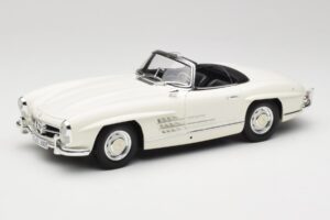 Mercedes 300 SL W198 Roadster Weiß Mit Softtop Minichamps 1:18 180039034 Druckguss