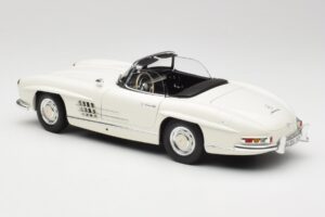Mercedes 300 SL W198 Roadster Weiß Mit Softtop Minichamps 1:18 180039034 Druckguss — Bild 8 von 9