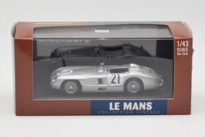 Mercedes 300 SLR #21 K. Kling / A. Simon 24 Hours of Le Mans 1955 Minichamps 1:43 432553021 Druckguss — Bild 4 von 4