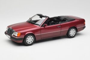 Mercedes 300CE-24 A124 Cabriolet Almandine Rot Metallic Norev 1:18 B66040616 Druckguss