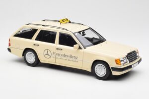 Mercedes 300D S124 T-Modell Hellelfenbein Taxi Händler Edition Norev 1:18 B66040702 Druckguss — Bild 6 von 8