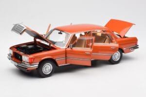 Mercedes 450 SEL 6.9 W116 Orange Metallic Norev 1:18 183459 Druckguss — Bild 2 von 8