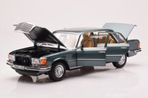 Mercedes 450 SEL 6.9 W116 Petrol Metallic Norev 1:18 183974 Druckguss — Bild 2 von 8