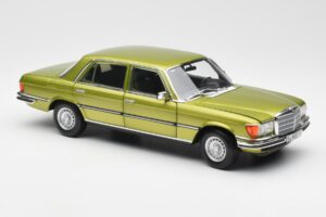 Mercedes 450 SEL W116 Citrus Grün Händler Edition Norev 1:18 B66040683 Druckguss — Bild 6 von 8
