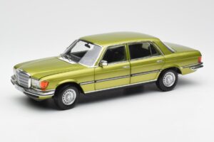 Mercedes 450 SEL W116 Citrus Grün Händler Edition Norev 1:18 B66040683 Druckguss
