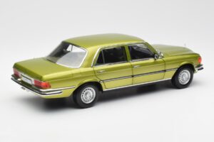 Mercedes 450 SEL W116 Citrus Grün Händler Edition Norev 1:18 B66040683 Druckguss — Bild 3 von 8