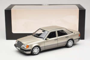 Mercedes 500E W124 Smoke Silver Händler Edition Norev 1:18 B66040724 Druckguss — Bild 8 von 8