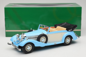 Mercedes 540K Cabriolet Blau Weiß Cult Models 1:18 CML184-2 Druckguss — Bild 6 von 6