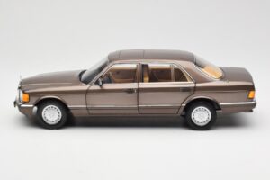 Mercedes 560 SEL W126 Impala Braun Händler Edition Norev 1:18 B66040646 Druckguss — Bild 4 von 8