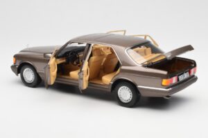 Mercedes 560 SEL W126 Impala Braun Händler Edition Norev 1:18 B66040646 Druckguss — Bild 5 von 8
