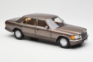 Mercedes 560 SEL W126 Impala Braun Händler Edition Norev 1:18 B66040646 Druckguss — Bild 6 von 8