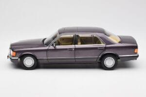 Mercedes 560 SEL W126 Lila Metallic Norev 1:18 183544 Druckguss — Bild 4 von 8